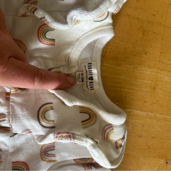 2 Rabbit + Bear onesies - Picture 5 of 5